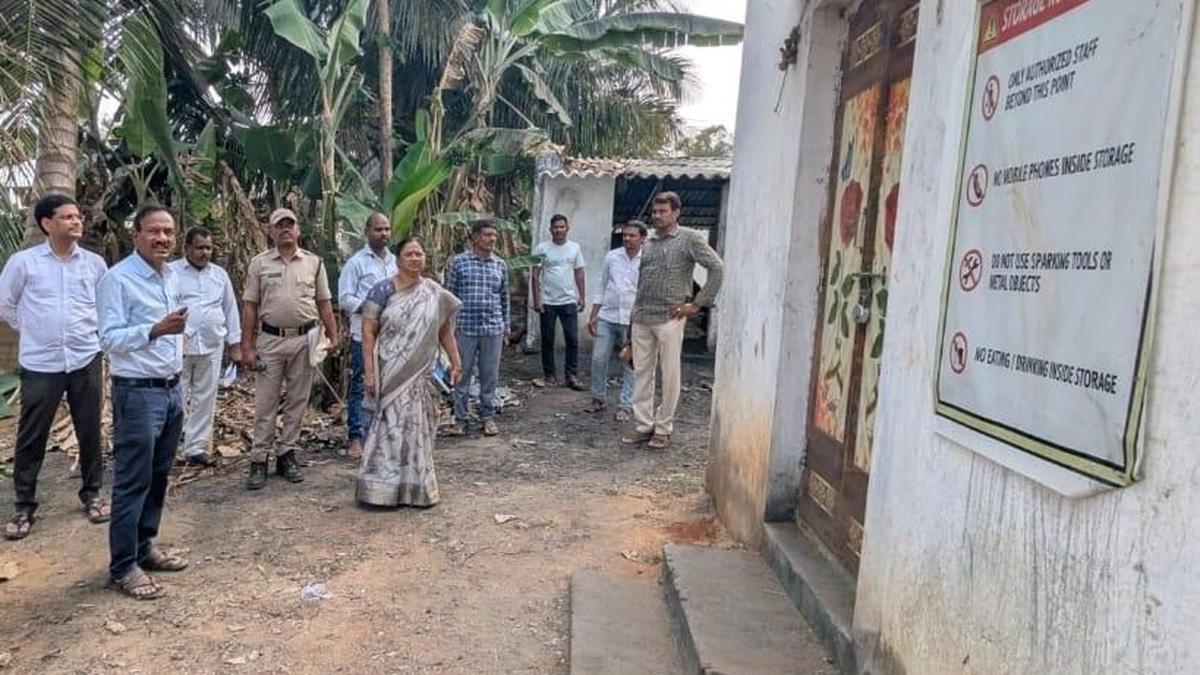 Vetlapalem accident| Firecracker shops, manufacturing units inspected in Vizianagaram district