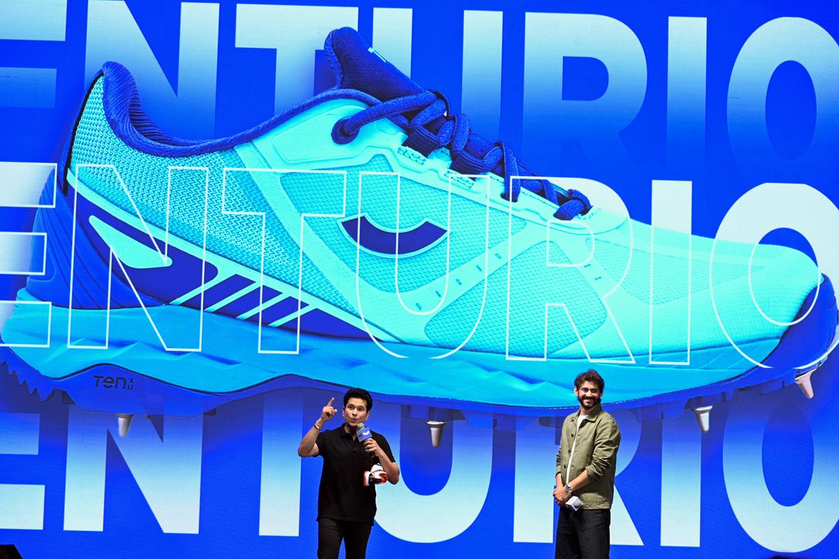 Sachin Tendulkar unveils his sportswear brand TEN x YOU - The Hindu