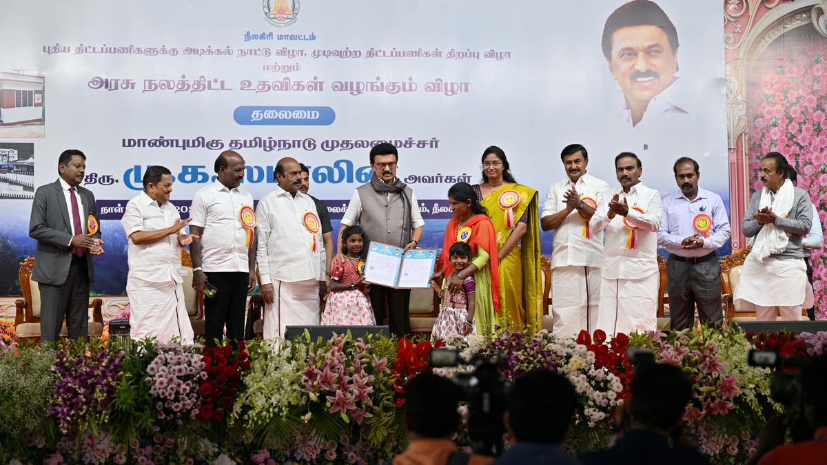 CM M.K. Stalin launches six new initiatives to benefit the Nilgiris