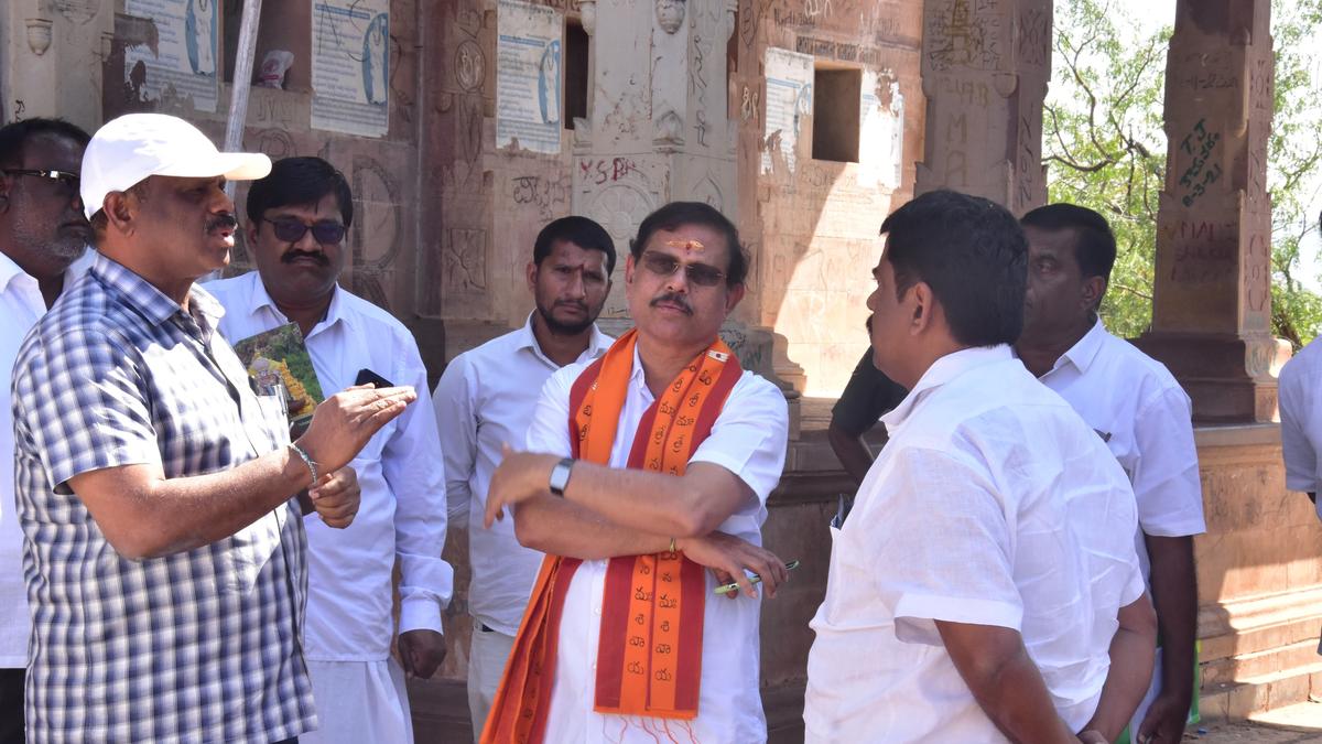 CFO reviews Brahmotsavams arrangements at Srisailam temple