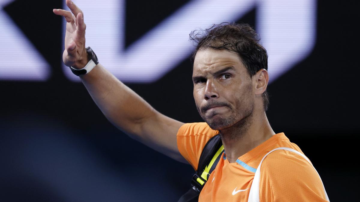 Clearly hampered Nadal loses in second round of Australian Open