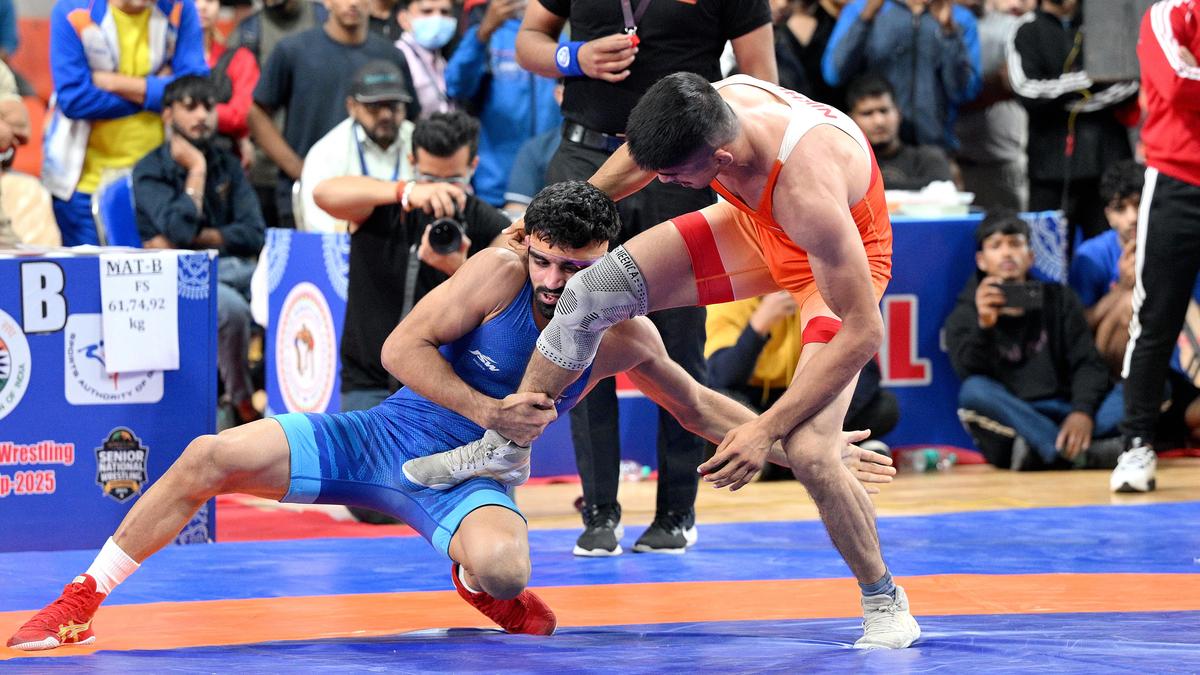 Ulusal güreş | Aman sakatlığa rağmen 61 kiloda zirvede