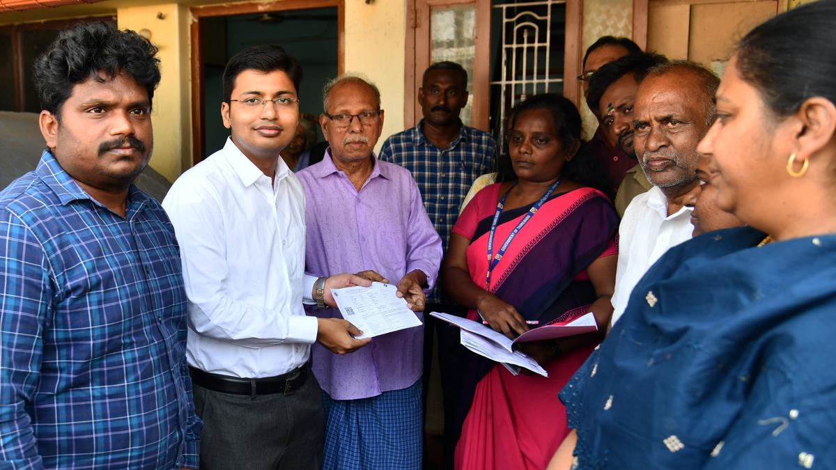 Distribution of voter information slips begins in Coimbatore