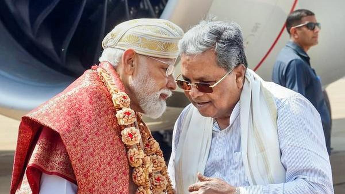 Karnataka CM Siddaramaiah shares PM Narendra Modi’s ‘confidential exchange’ at HAL airport in Bengaluru
