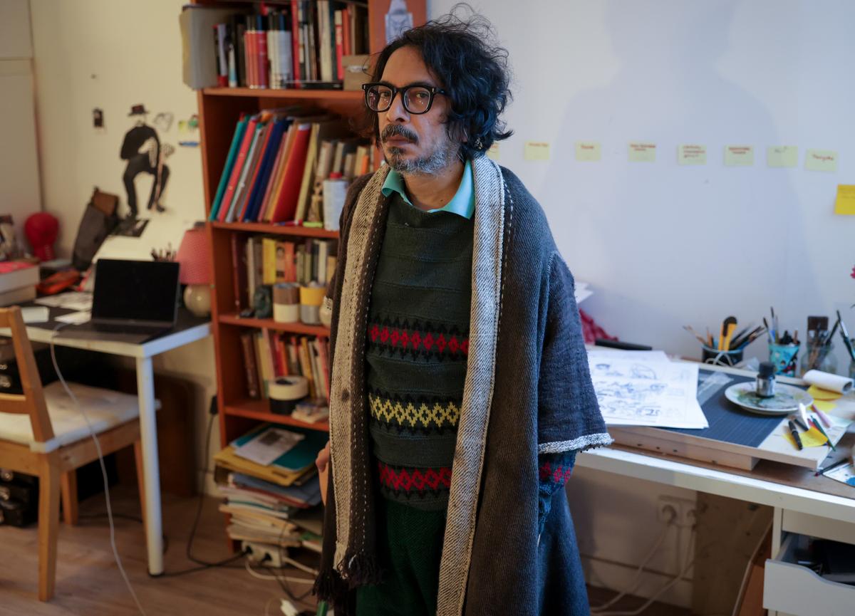 Artist and graphic novelist Sarnath Banerjee Artist and graphic novelist Sarnath Banerjee