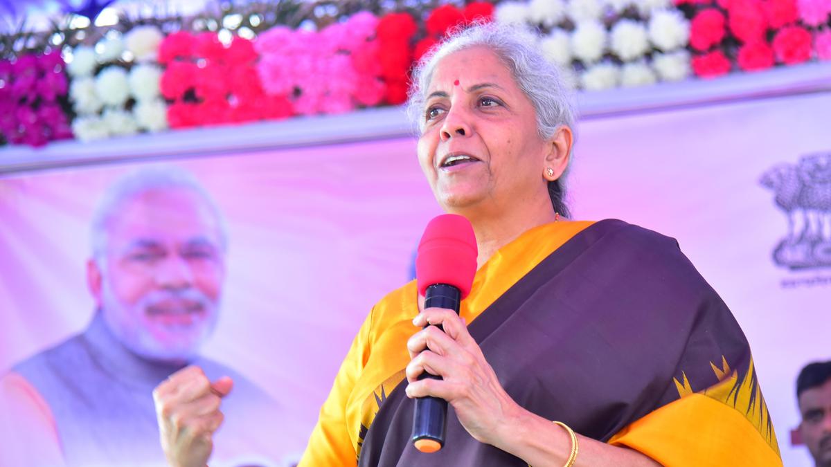 Making women millionaires is Prime Minister Modi’s dream, says Nirmala Sitharaman