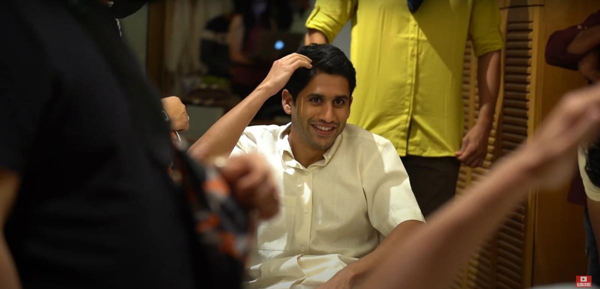 Naga Chaitanya on the sets of ‘Laal Singh Chaddha’