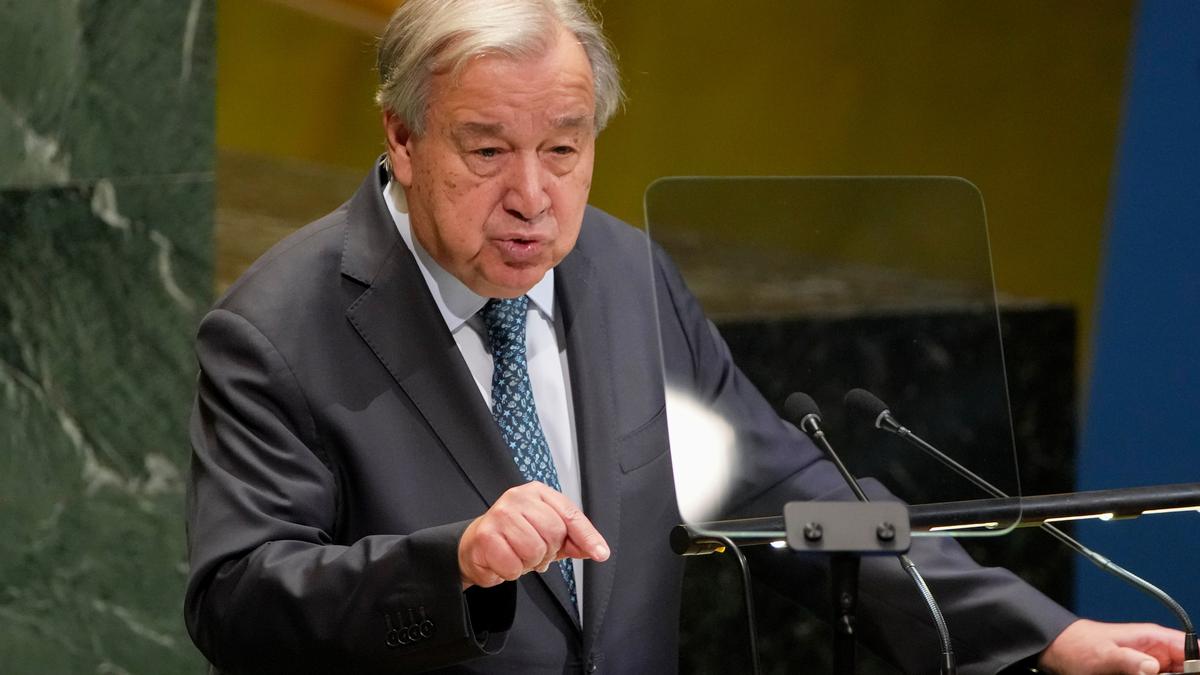 U.N. chief warns world leaders of ‘an age of reckless disruption and relentless human suffering’