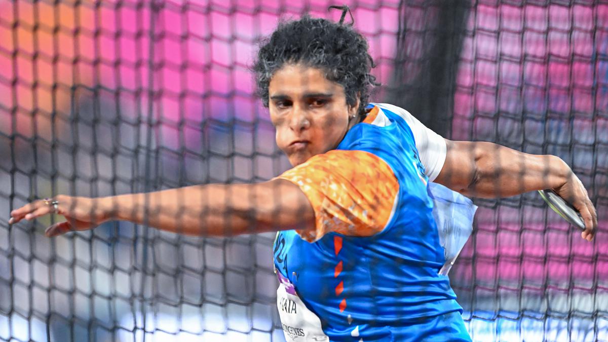 Seema Punia finishes 5th, Navjeet Dhillon eighth in women's discus throw final