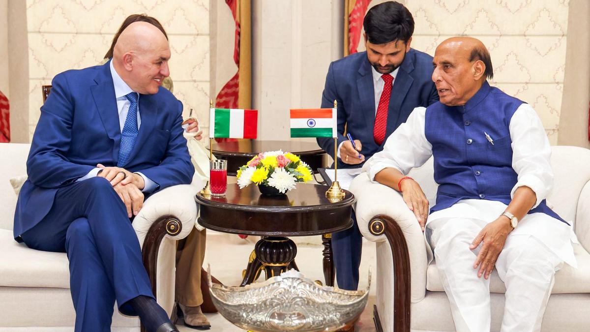 Rajnath Singh asks Italy to avoid defence tech sharing with Pakistan