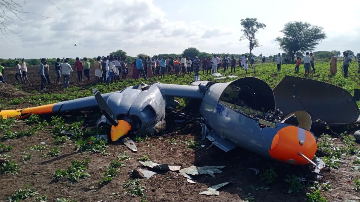 DRDO’s unmanned testing aircraft crashes in Karnataka’s Hiriyur taluk