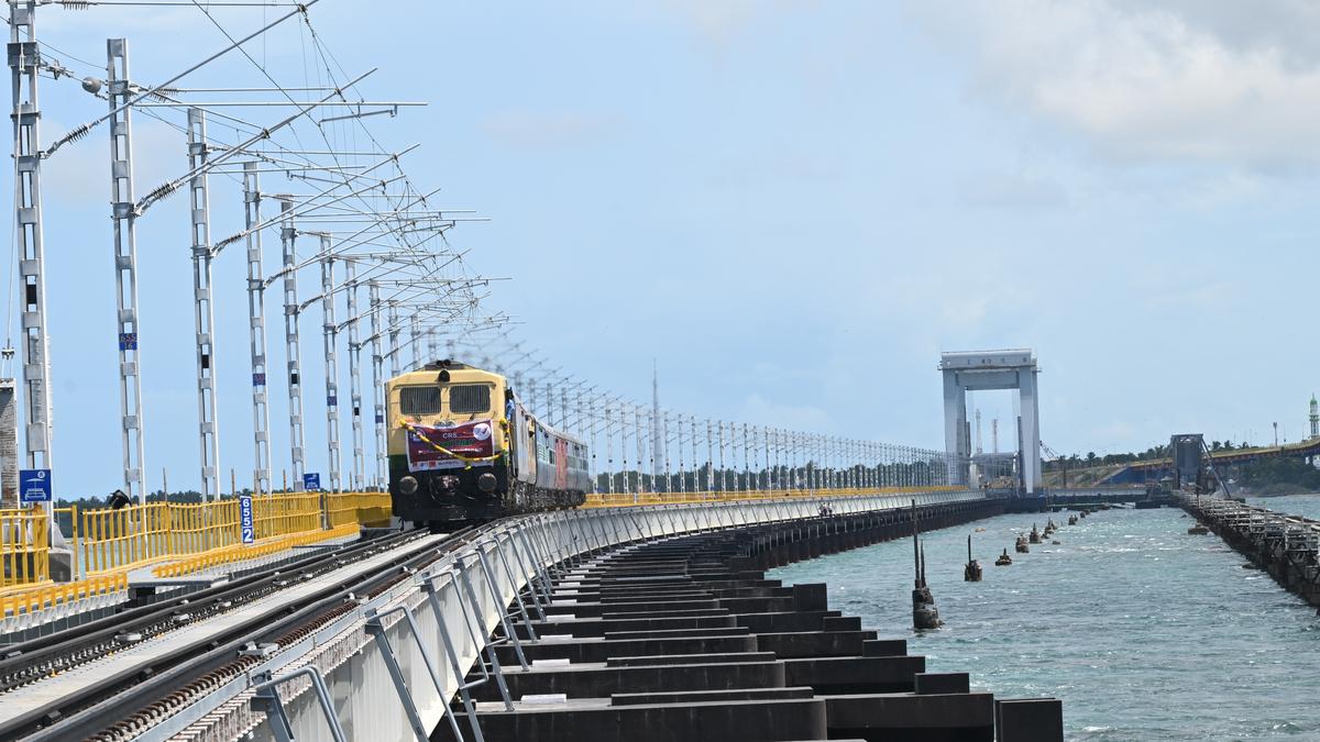 New Pamban rail bridge: Commissioner of Railway Safety permits operation of trains but flags ‘glaring lapses’