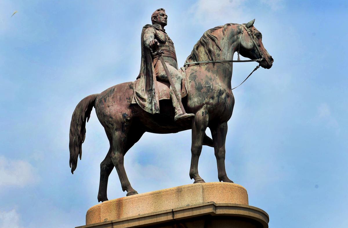 The statue of Thomas Munro in Chennai The statue of Thomas Munro in Chennai