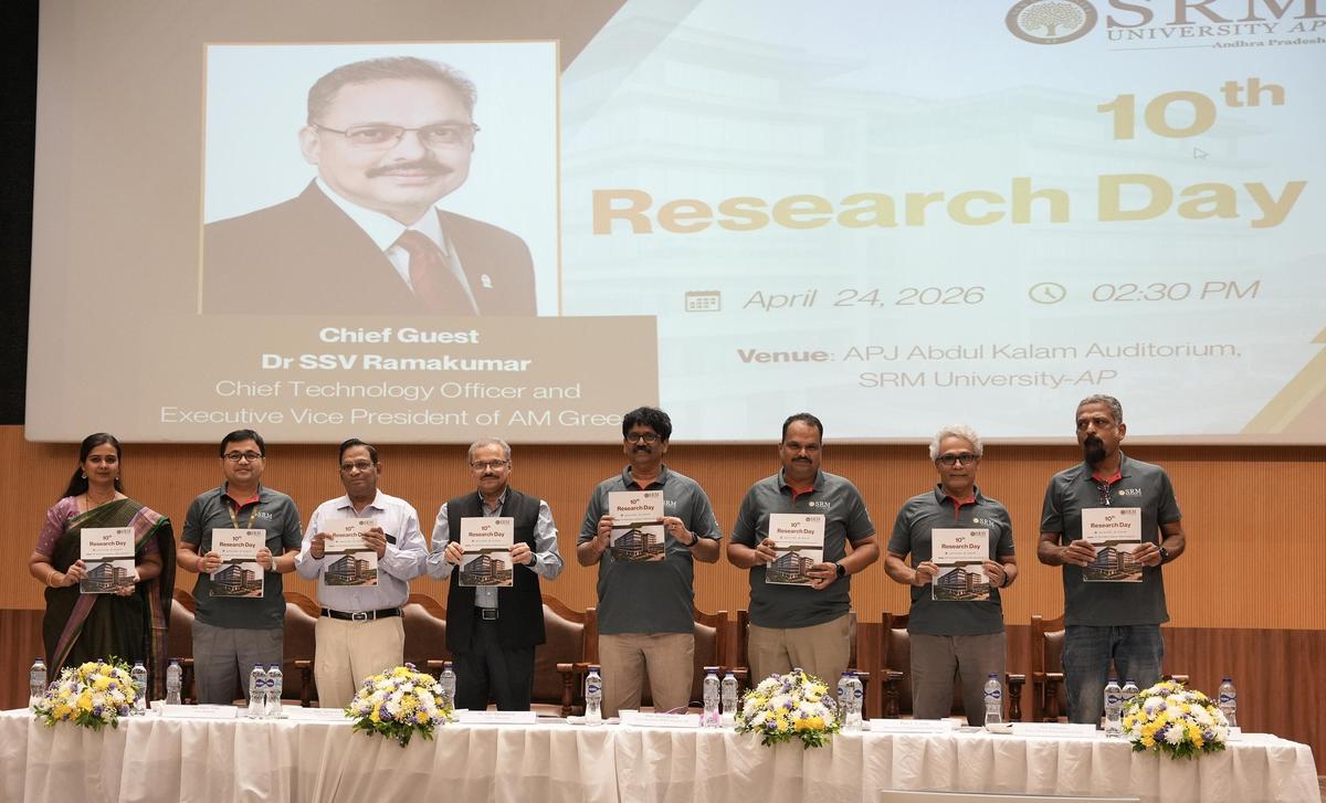 thehindu.com - The Hindu Bureau - SRM University-A.P. celebrates 10th edition of Research Day