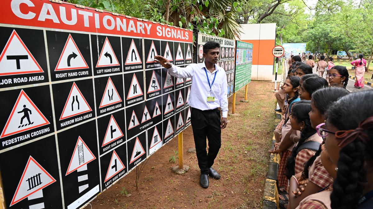 District-level training camp for students on traffic rules gets underway in Tiruchi