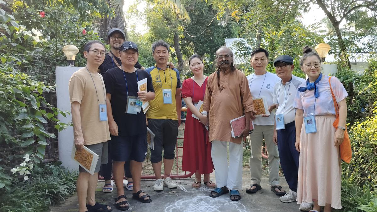 South Korean artists join Madras Art Movement veterans to create art in Chennai