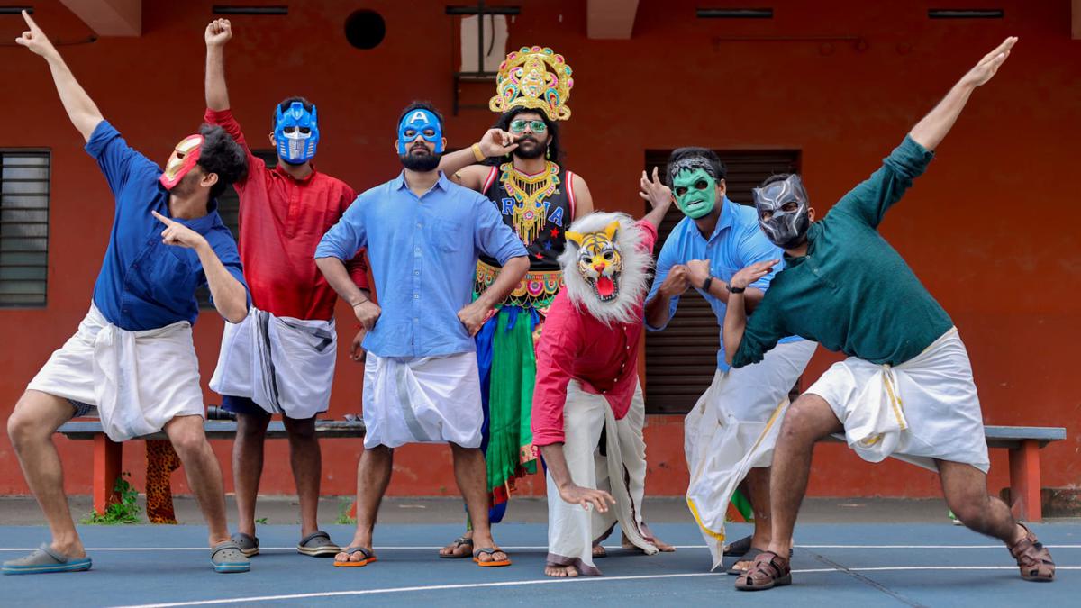 Members of the collective during an Onam celebration