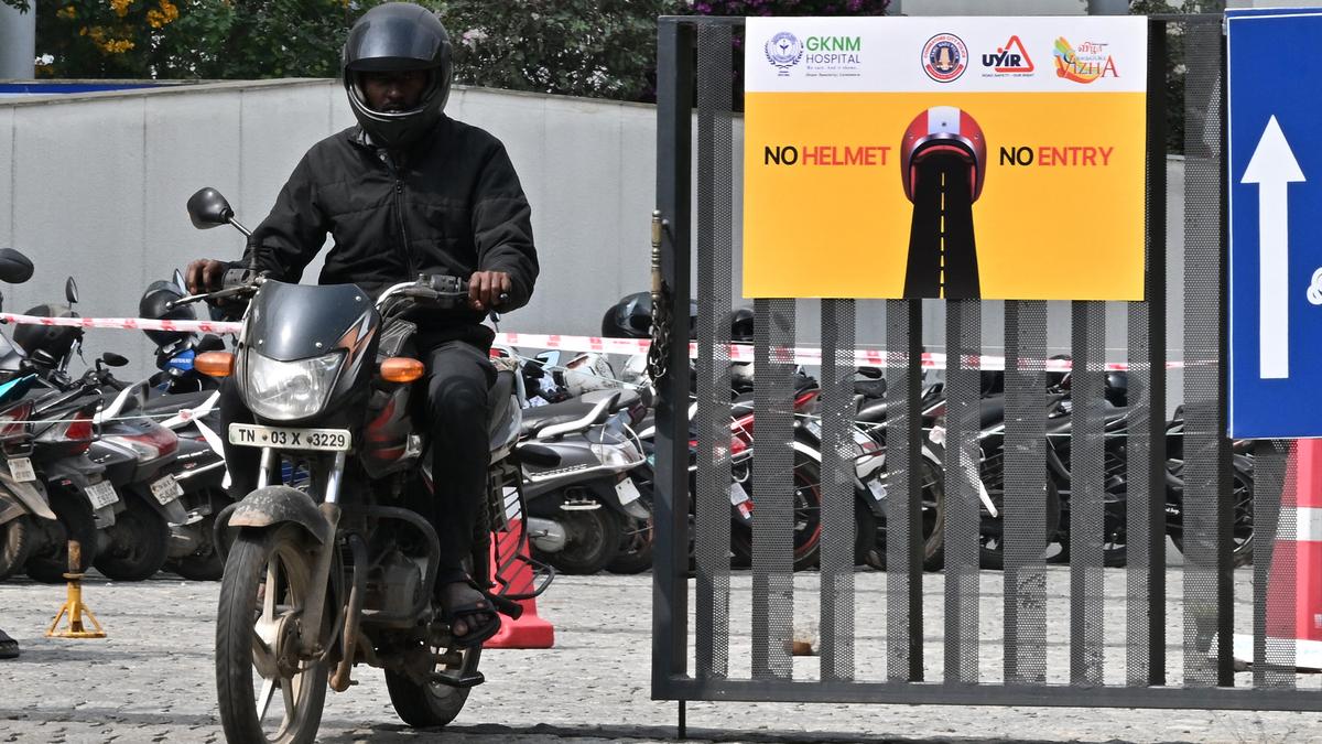 ‘No helmet, no entry’ campaign gains momentum in Coimbatore