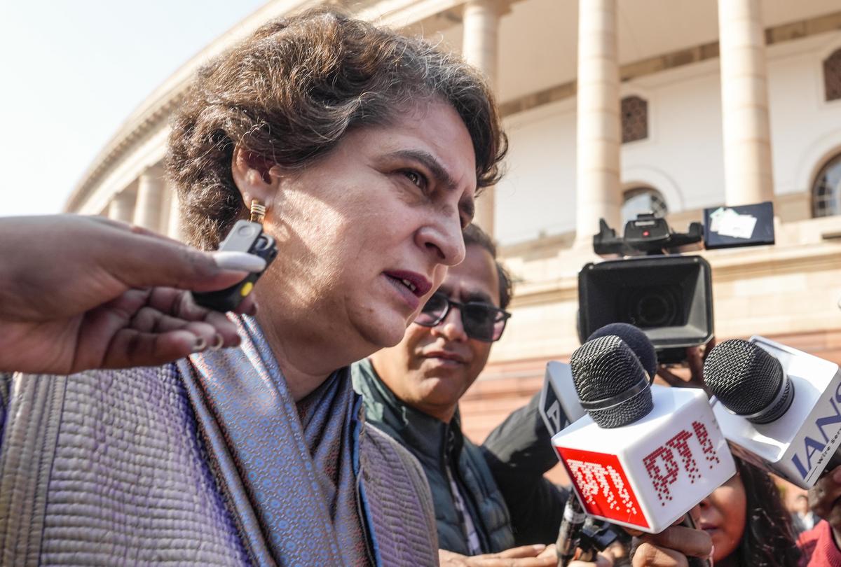 VB-G RAM G' Bill will weaken MGNREGA: Priyanka Gandhi - The Hindu