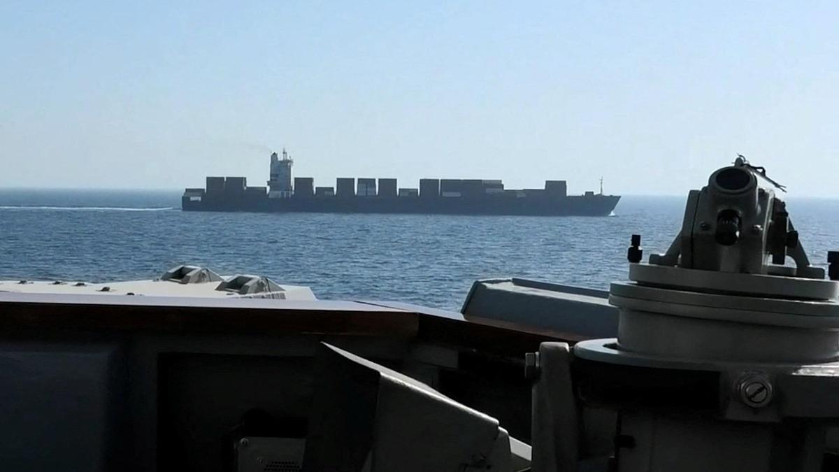 U.S. Navy seizes Iranian-flagged ship near Strait of Hormuz, Tehran vows swift response