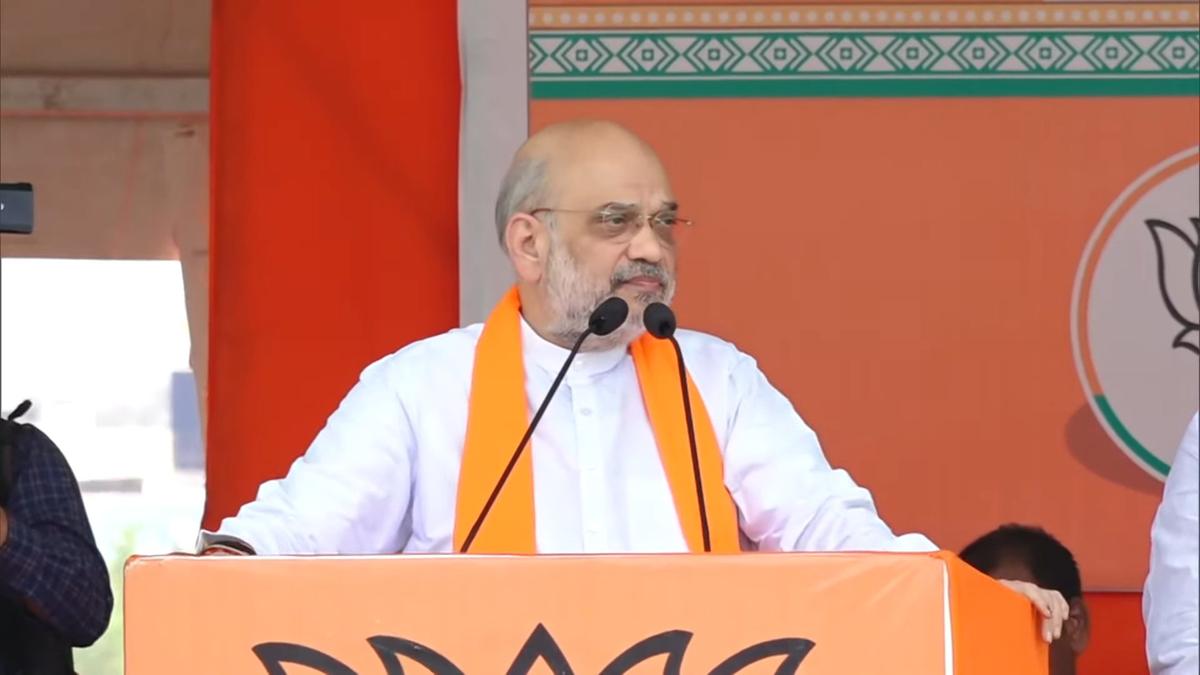 Amit Shah in Telangana: Decide between ‘vote for jihad’ and ‘vote for development’