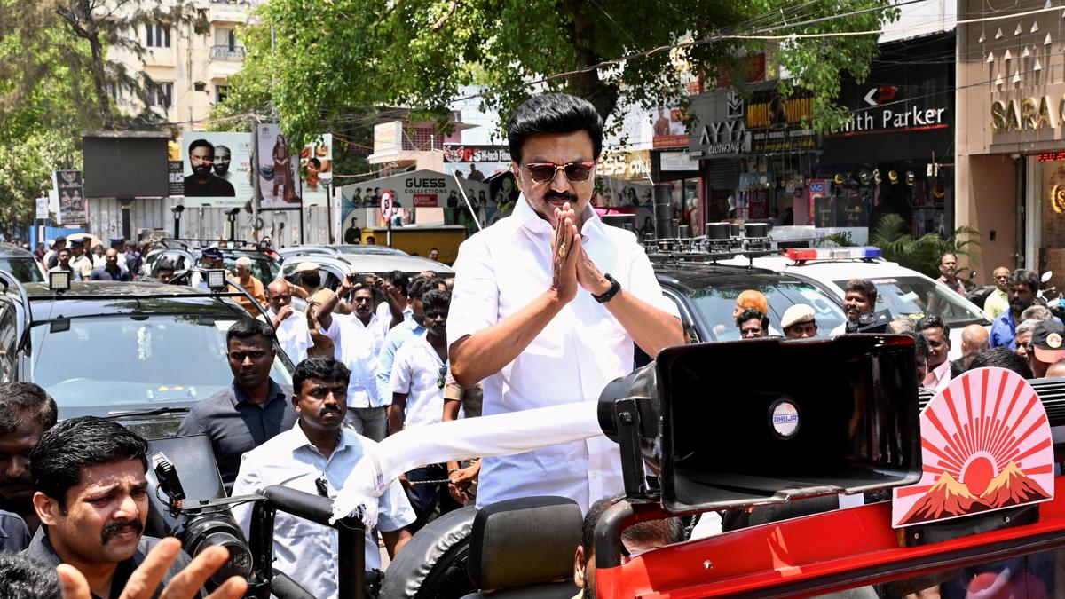 T.N. Assembly election: Chief Minister M.K. Stalin’s assets estimated at ₹6.25 crore