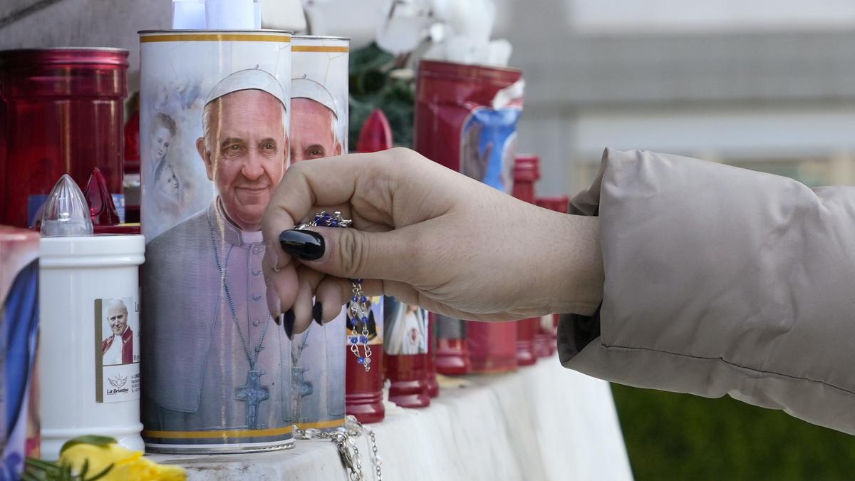 Pope Francis spends peaceful night following a respiratory crisis and blood transfusions