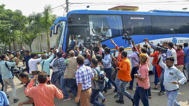 Four Jharkhand ministers fly back to Ranchi from Raipur; one more MLA shifted to resort