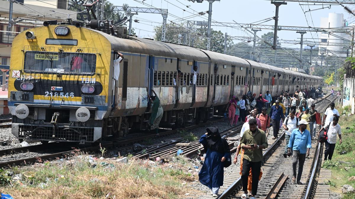 Commuters upset as congestion, delays plague Chennai Beach–Tambaram train service on day 1 of revised schedule