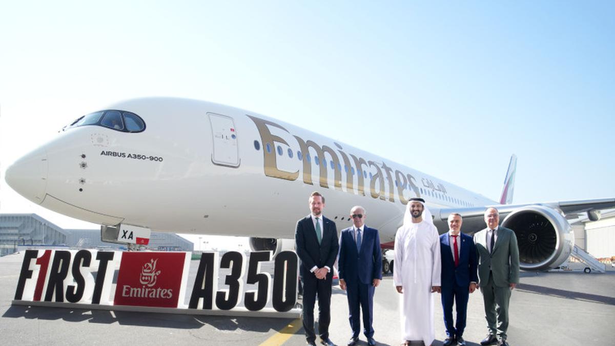 Emirates unveils brand new A350 to be flown on Indian routes next year