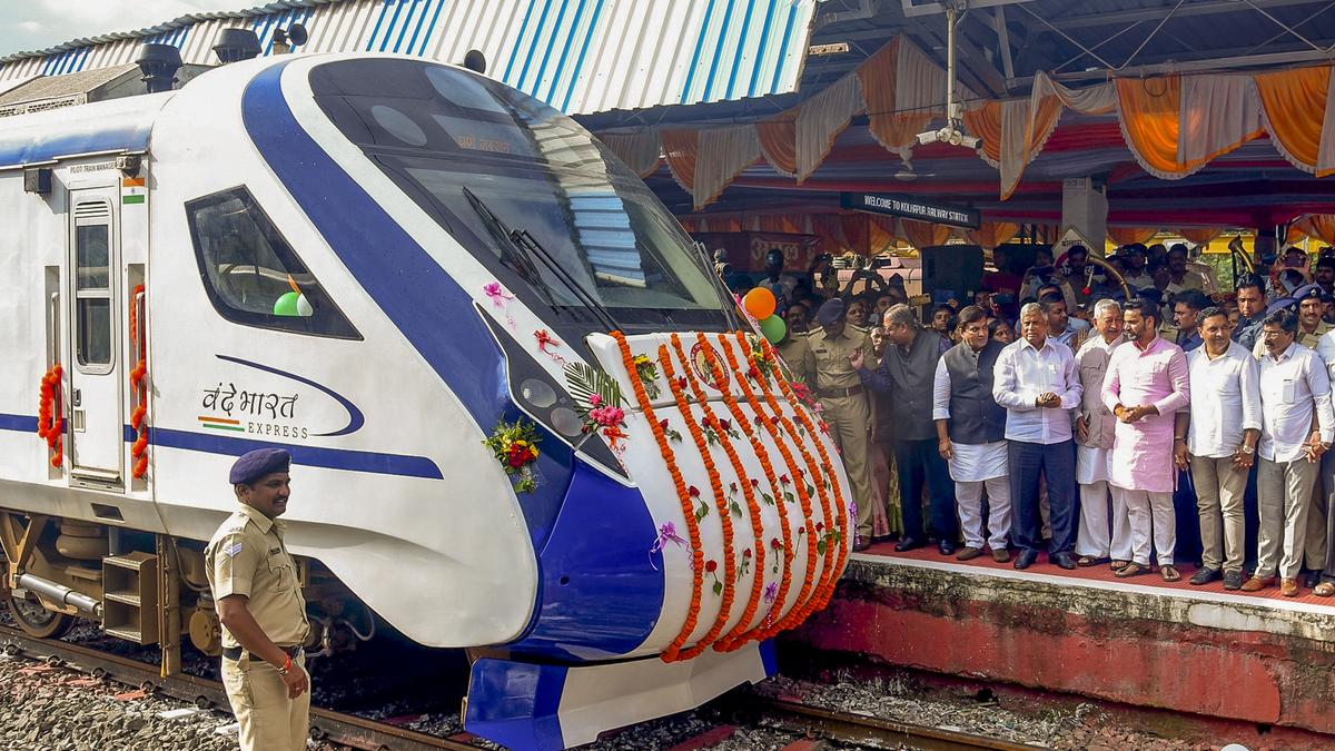 PM Modi launches via video link Hubballi-Pune Vande Bharat Express