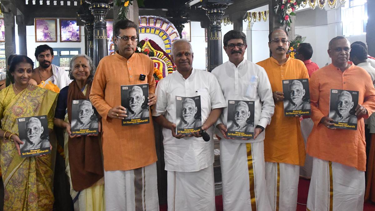 New edition of work on Bhagavan Sri Ramana Maharshi released in Tiruvannamalai