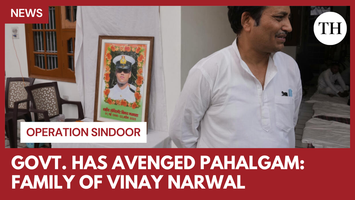Watch: India has avenged Pahalgam attack with Operation Sindoor: family of Vinay Narwal