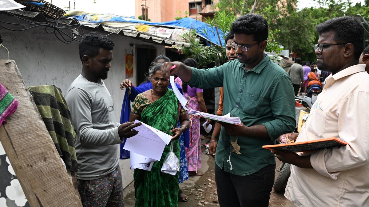 Families living in encroachments on Jaffar Sarang Street, Narayanappa Street in Mannadi to be resettled