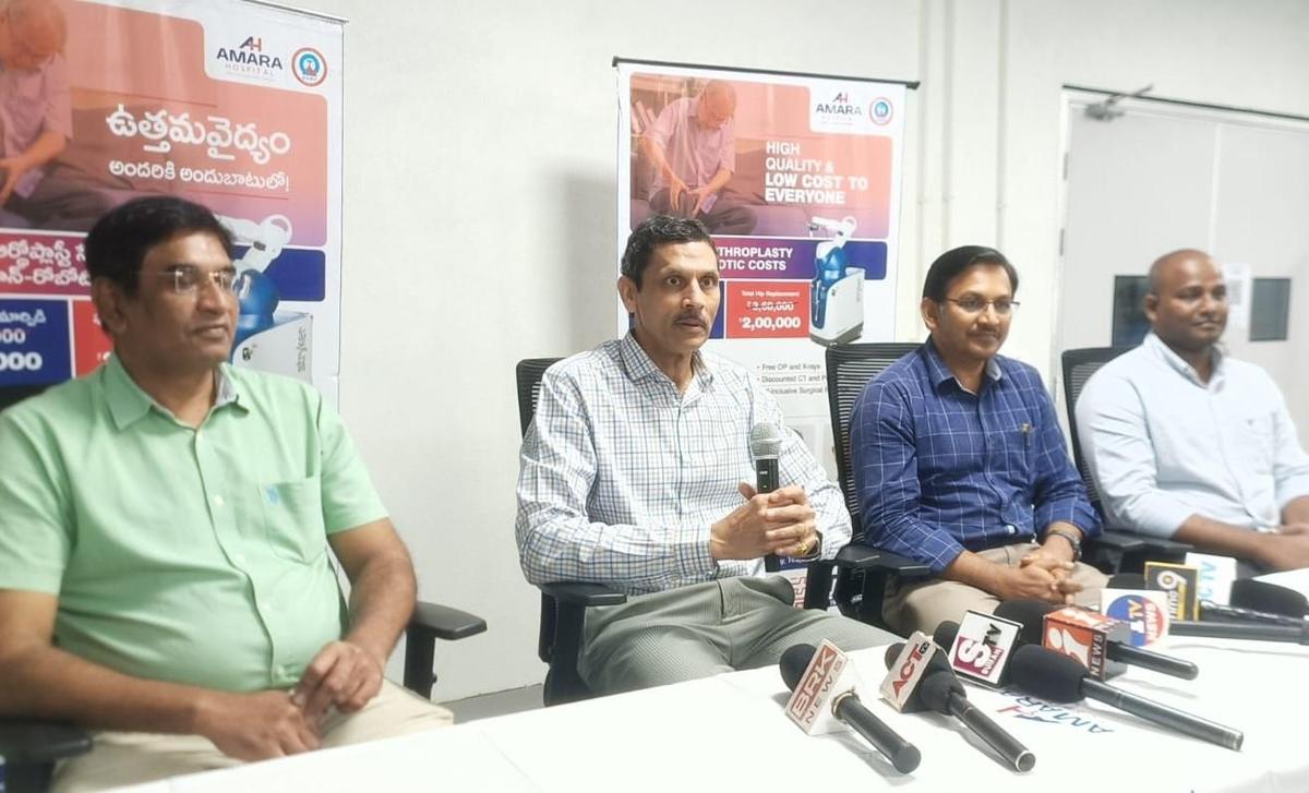 thehindu.com - The Hindu Bureau - Amara Hospital completes 100 robotic knee replacement surgeries