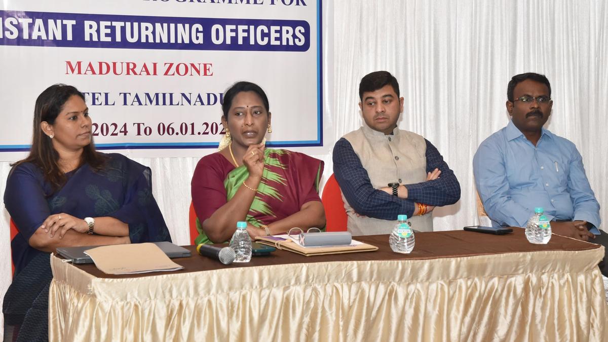 Five-day training for AROs from 10 LS constituencies in southern districts begins in Madurai