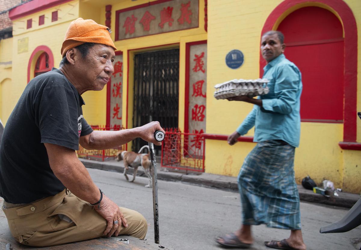  Paul Wen, a 71-year-old man sits at a tea stall in Terreti Bazaar area in north Kolkata, with no family left in India, he struggles with his life. Going out on walks is his only attempt at a social life. 