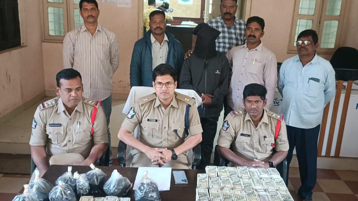 7.2 kg hash oil worth ₹15 lakh seized at Chintapalli of Alluri Stharama Raju district in Andhra Pradesh