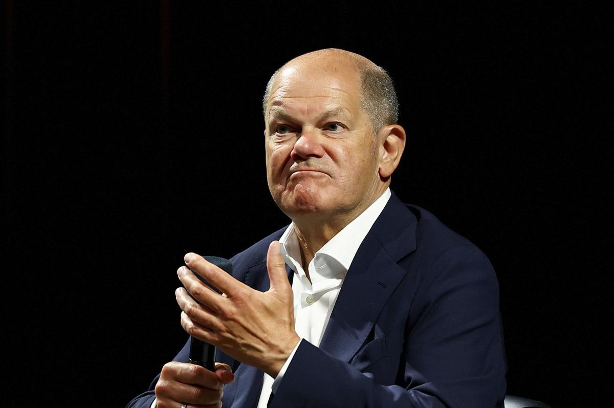 File photo of Germany Chancellor Olaf Scholz.