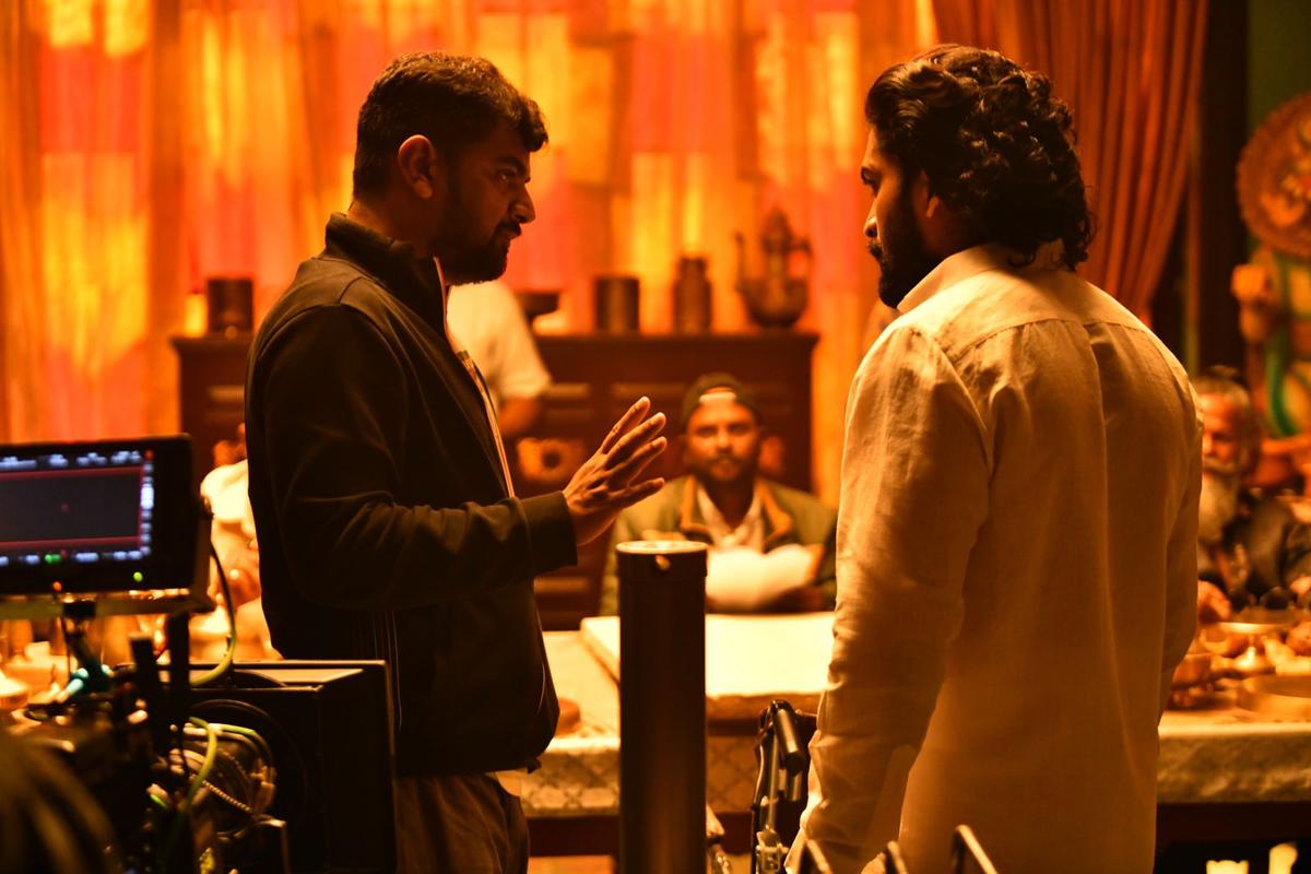 Gautam Tinnuri with Venkitesh on the set of Kingdom Gautam Tinnuri with Venkitesh on the set of Kingdom