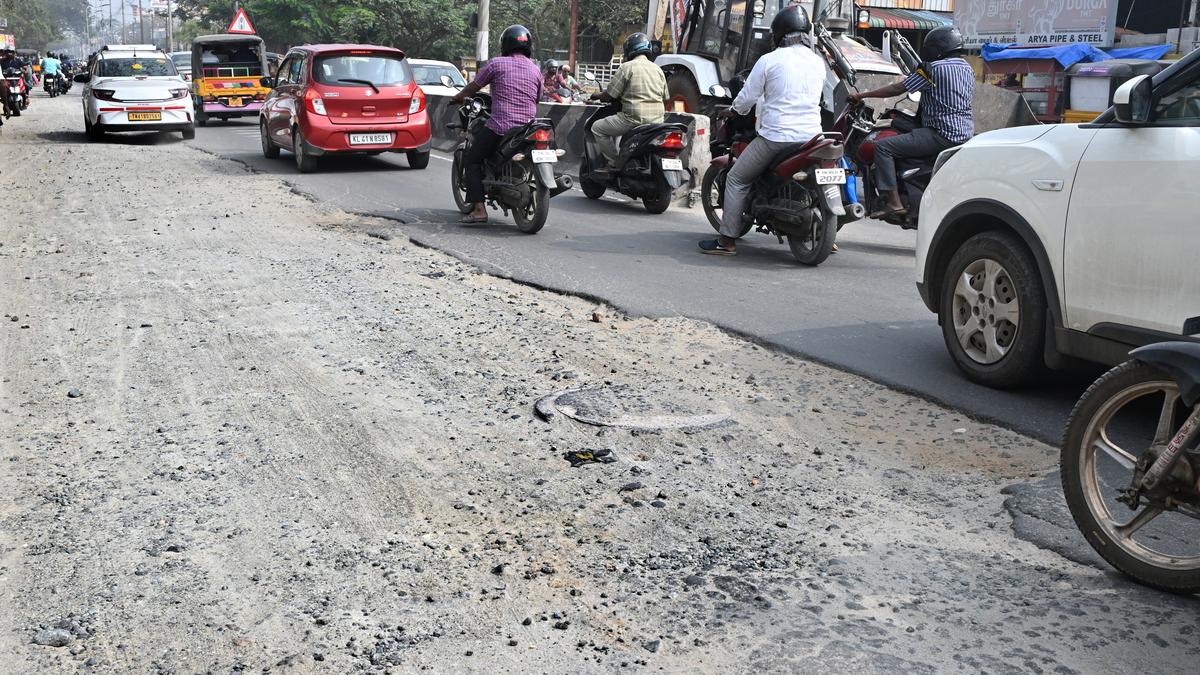 Prolonged UGD works leave roads damaged, pose risk to motorists in ...