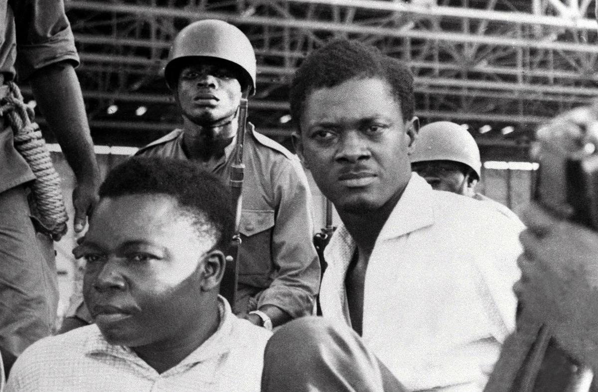 A photo of Patrice Lumumba after he was captured by Belgian and American forces from the exhibition The Undying Flame of Patrice Lumumba A photo of Patrice Lumumba after he was captured by Belgian and American forces from the exhibition The Undying Flame of Patrice Lumumba