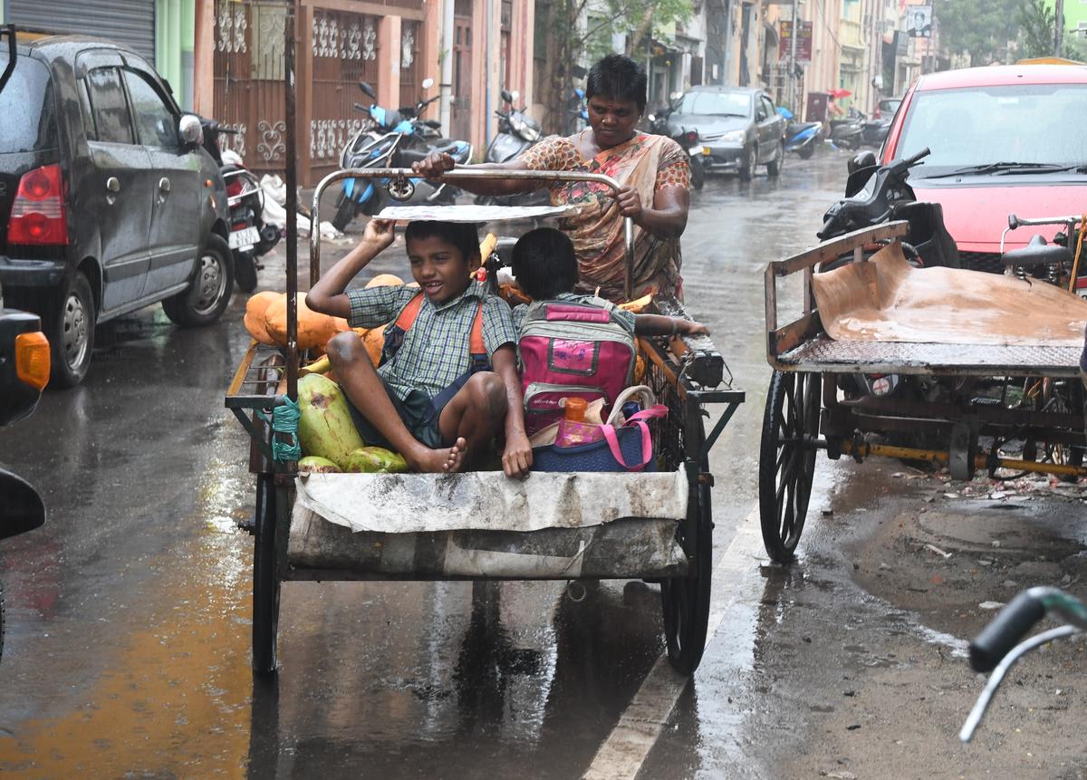 File photo of rains in Chennai