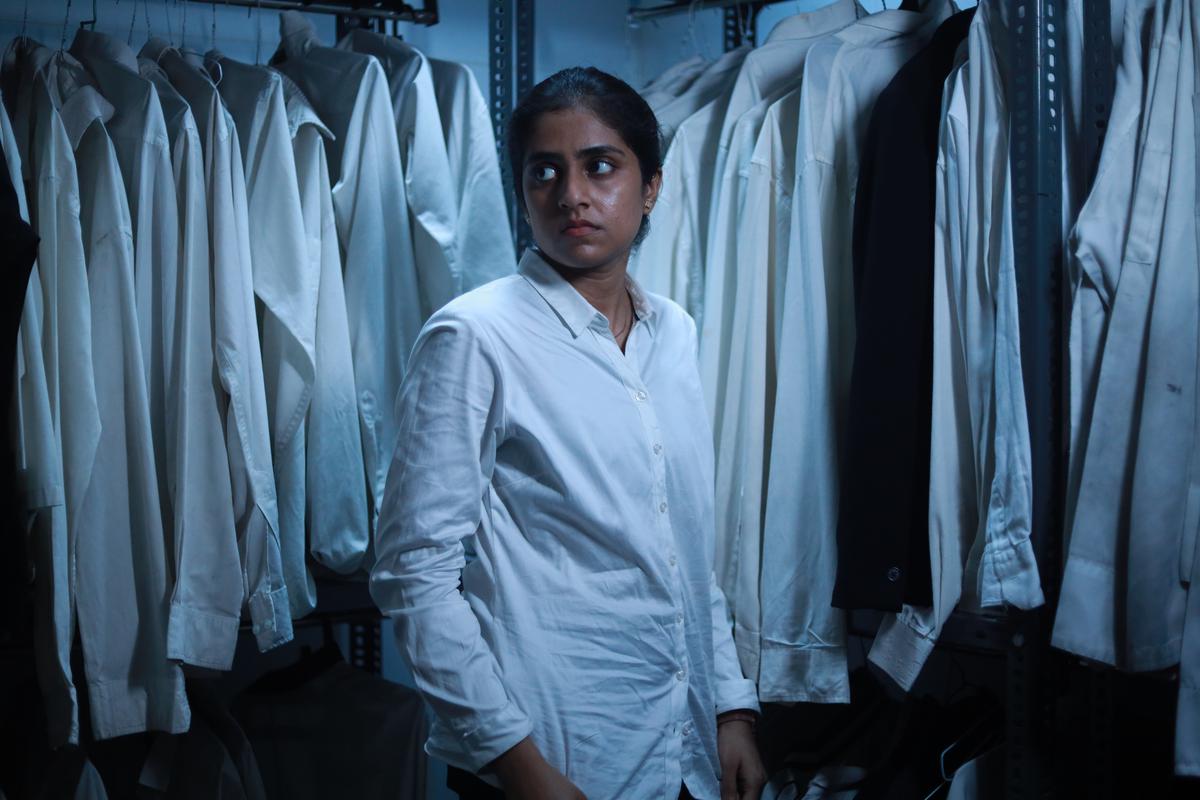 Zarin Shihab as Iman in a still from B 32 Muthal 44 Vare, directed by Shruthi Sharanyam
