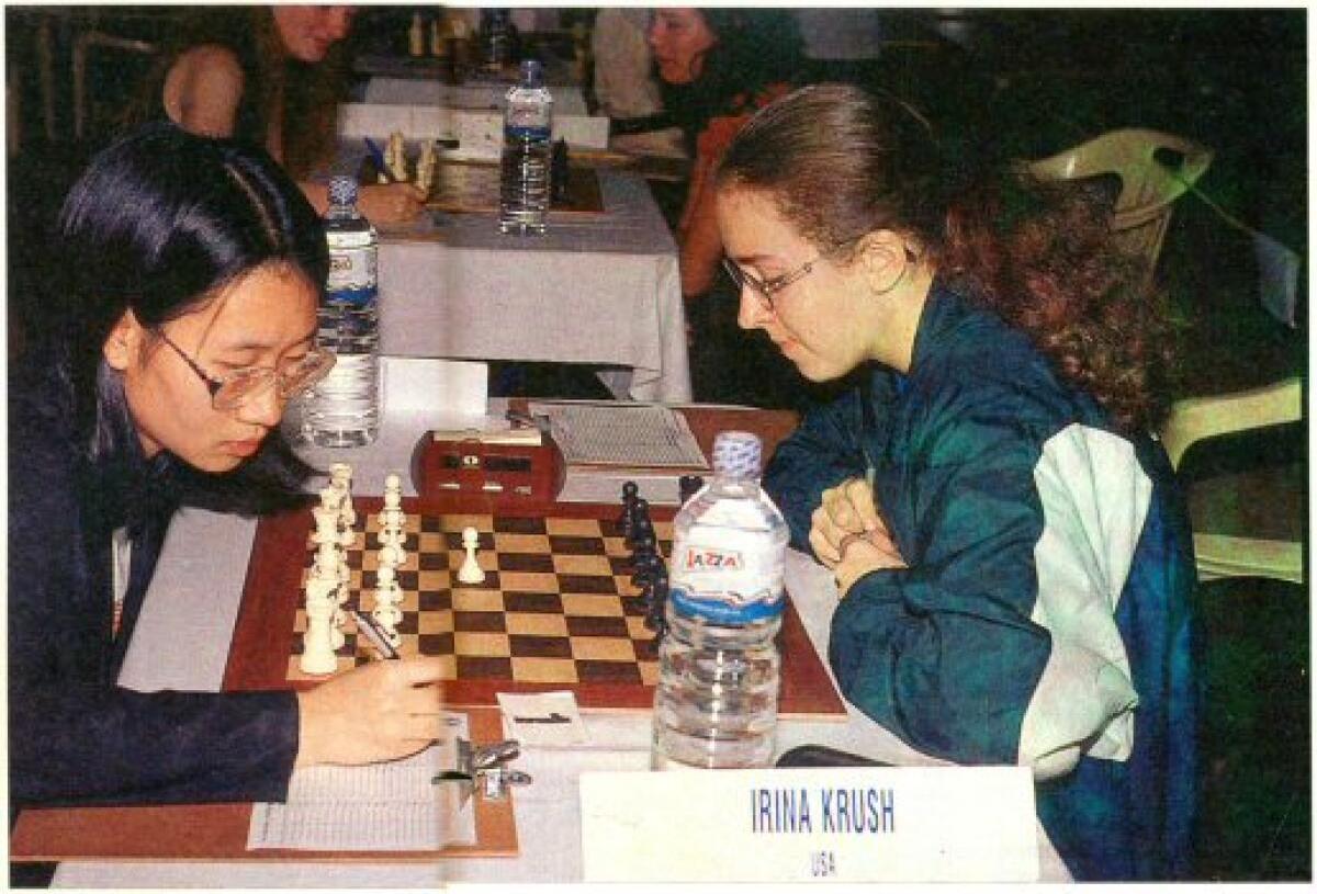 Nostalgia hit: Krush had a memorable first trip to India. Just 14, she won bronze at the 1998 World Junior Chess Championship (under-20 girls) in Kozhikode. Nostalgia hit: Krush had a memorable first trip to India. Just 14, she won bronze at the 1998 World Junior Chess Championship (under-20 girls) in Kozhikode.