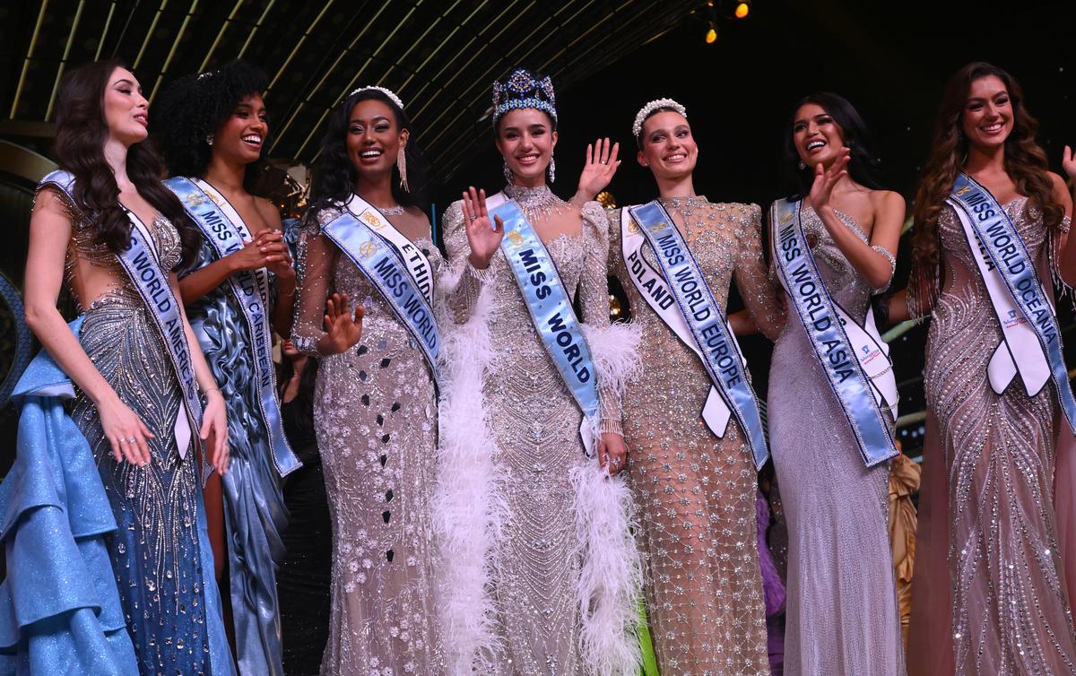 Miss Thailand Opal Suchata Chuangsri crowned Miss World 2025 at the 72nd edition of the Miss World pageant on Saturday at the HITEX Exhibition Centre in Hyderabad, Telangana. The winner was crowned by Miss World 2024 Krystyna Pyszková . Miss Thailand Opal Suchata Chuangsri crowned Miss World 2025 at the 72nd edition of the Miss World pageant on Saturday at the HITEX Exhibition Centre in Hyderabad, Telangana. The winner was crowned by Miss World 2024 Krystyna Pyszková .