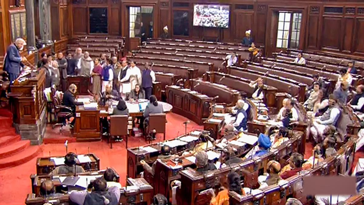 Parliament Budget Session | Congress MPs walkout in RS over Kharge’s expunged speech