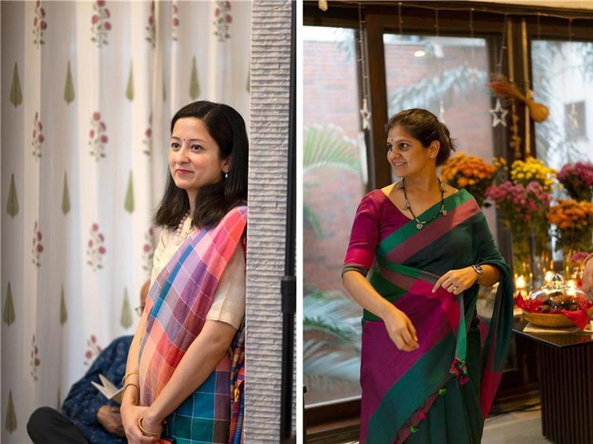 (left) Malini Arora and Arpita (left) Malini Arora and Arpita