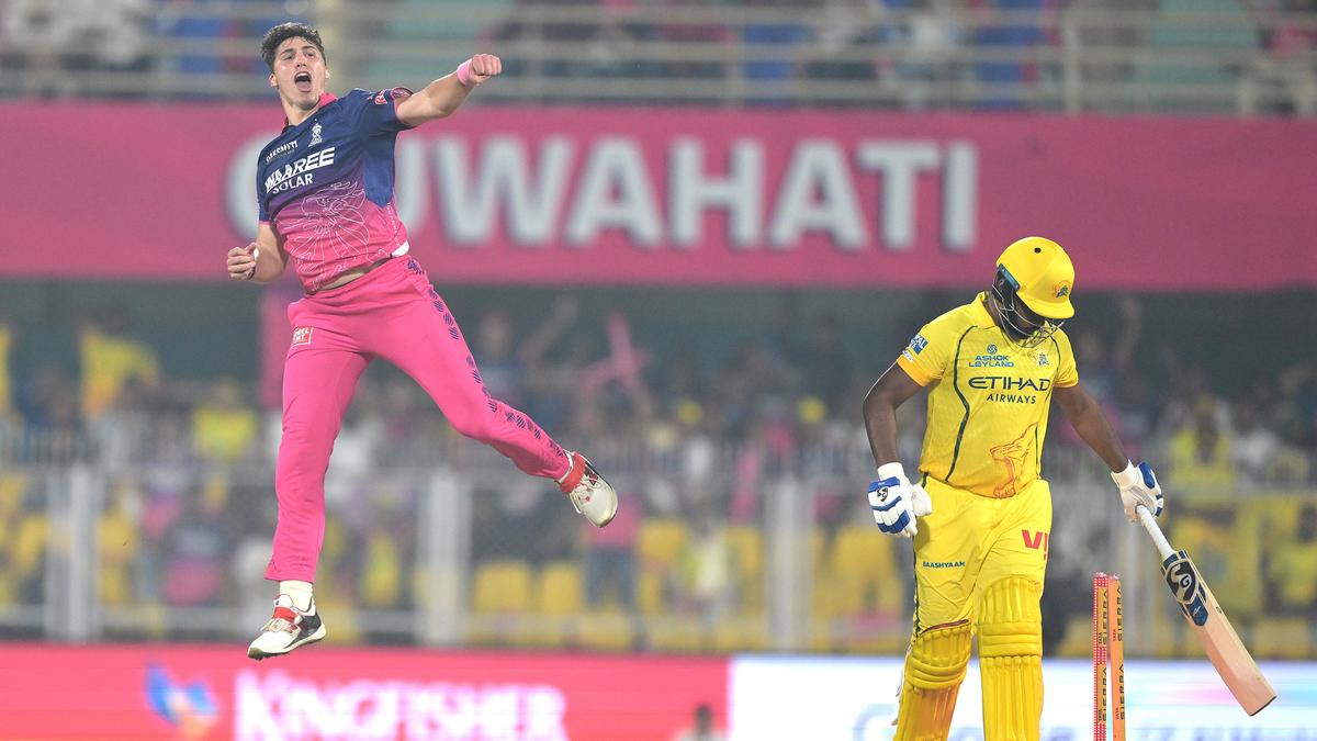 IPL 2026 | Bowlers on target as Rajasthan Royals knock over Chennai Super Kings