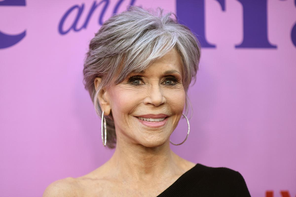 FILE - Jane Fonda arrives at the Season 7 final episodes premiere of “Grace and Frankie,” on April 23, 2022, in Los Angeles.